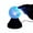 3inch Blue, variant on 3 inch Magic Plasma Ball Lamp LED Atmosphere Night Light Only Touch Sensitive Glass Plasma Light Bedroom Decor Kids Gifts