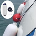 thumbnail image 6 of Boats s, Inflatable Boat Marine Sun Protection Water Resistant 6"x20" Mooring Buoy Marine Docking for Pontoon Boat, Sailboats, Row Boats Black Rope Multi, 6 of 8