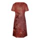 thumbnail image 5 of Vestido Corto de Verano Moda Gradiente Corto de Manga en V Cuello Vestido Casual, Poliéster Ligero de Verano, Lavado de Manos, 5 of 8
