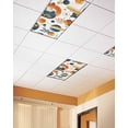 thumbnail image 2 of Fluorescent Light Covers for Ceiling Lights 1 Piece, Orange Blue Boho Magnetic Classroom Light Covers 4x2 Feet, Mid-century Modern Botanical Fluorescent Ceiling Filters for Office Classroom, 2 of 7