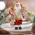 thumbnail image 4 of SIfdSeng Get it Fast Santa Doll Standing Figure Red British Style for Home Tabletop Festive Display, 4 of 4