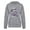 Gray, variant on Women Hooded Long Sleeve Butterfly Print Hooded Pocket Casual Sweatshirt Top or