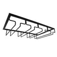 thumbnail image 1 of Soporte para Copa de vino ANGGREK estante de almacenamiento Negro, 1 of 7