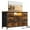 Brown, variant on Jojoka 8-Drawers TV Stand with LED Light and Power Outlets for 55" TV, Dresser Chest of Drawers for Bedroom, Wood Top and Fabric Drawer for Entryway, Brown