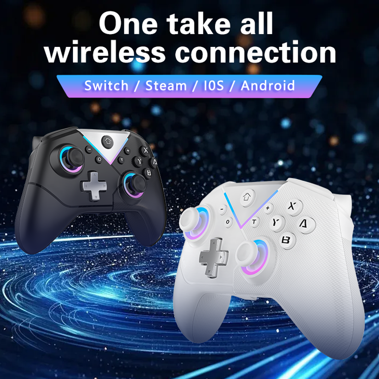 JGOO wireless professional Switch controller compatible with