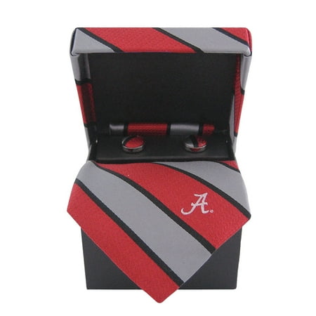 Ncaa Alabama Crimson Tide Stripe 1 Silk Woven Tie Box Set
