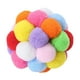 thumbnail image 3 of Juguetes interactivos para gatos con campanas Sonidos divertidos Bolas chirriantes Juguetes KICKER Pelotas de juguete suave para gatos para cachorros , Multicolor Salvador Bolas de canto de gato, 3 of 8