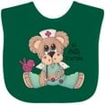 thumbnail image 3 of Inktastic CNA An Angel in Scrubs Teddy Bear Boys Baby Bib, 3 of 4
