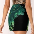 thumbnail image 5 of Space Tiger Skirts Woman Fashion 2024 Pant Skirt Mini Skirts Office Short Skirt Tiger Space Stars Nature Trees Moon, 5 of 6