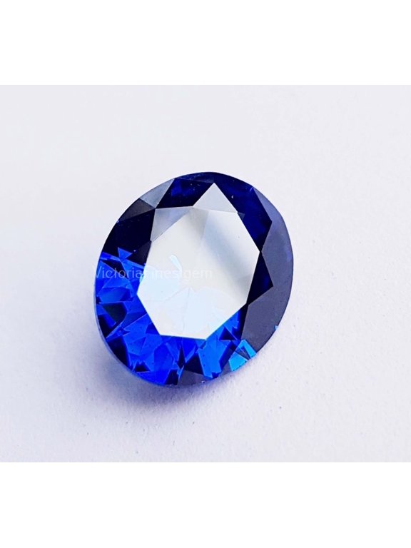 5.00 Ct Oval Blue zircon, high quality loose stones Lab Grown Blue clear zircon for ring pendant Loose Gemstone