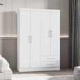 thumbnail image 1 of Ropero de Madera Mobi Muebles Modelo Magnolia Color Blanco, 1 of 6