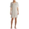 thumbnail image 2 of Secret Treasures Women's and Women's Plus Short Sleeve Pajama Lounger With Pockets, 2 of 6