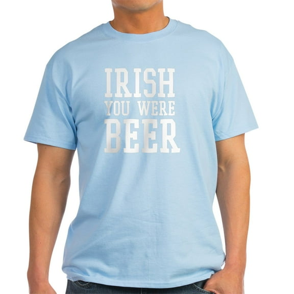 CafePress - Stpats_Beerwish_Wt Light T Shirt - Men's Classic Graphic T-Shirt