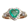 thumbnail image 2 of YYKihy Gemstone Birthstone Sapphire Statement Engagement Rings For Women Anniversary Promise Rings For Her, 2 of 8