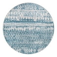 thumbnail image 3 of Unique Loom Leipzig Collection Area Rug - Dresden (3' 3" Round Blue/Gray), 3 of 11