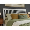 thumbnail image 5 of AFI Orleans King Solid Wood Low Profile Sleigh Platform Bed with Matching Footboard, White, 5 of 12