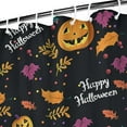 thumbnail image 3 of Shower Curtain for Bathroom Fall Autumn Boo Pumpkin Farmhouse Shower Curtains Waterproof Cool Bath Curtain Hooks Included,72x72Inch, 3 of 5