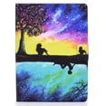 thumbnail image 4 of Allytechgroup Flip Cover Case for Apple iPad Pro 11 M4 2024, Kickstand Stylish Pattern Shockproof Auto Sleep Wake Protective Case for Girls Women, Dusk, 4 of 7