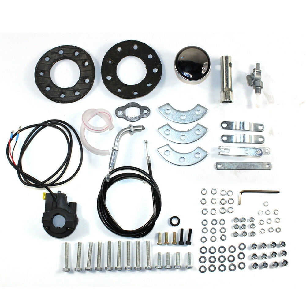 Wuzstar 49CC 4-Stroke Bike Engine Kit Single Cylinder Gas Petrol Motorized Bicycle Motor