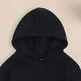 thumbnail image 5 of Futezty Toddler Boys Girls Clothes Fall Winter Outfit Sets, Kids Outfits Sets Long Sleeve Crew Neck Solid Elastic Waistband 1T 2T 3T 4T 5T 6T 2Pcs Set Hoodie & Sweatpants, 5 of 7