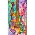 thumbnail image 2 of Dean Russo Collection 15x24 Black Ornate Wood Framed with Double Matting Museum Art Print Titled - Prince Cloud Guitar, 2 of 4