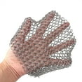 thumbnail image 4 of Steel Cast Iron Pot Cleaner Chain Mail Scrubber Cookware Tool Kitchen Hot V7H0, 4 of 7