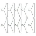 thumbnail image 1 of 10 Uds Mini Perchas De Ropa Metal Miniatura Muñeca Vestimenta Aturdistas Accesorios De decoración Del Armario, 1 of 7