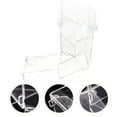 WAXIAYU Clear Acrylic Dice Tower Board Game Lottery Cage with Number