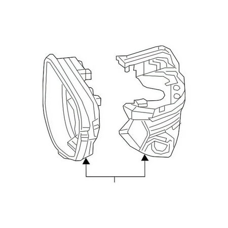 Genuine OE Honda Mirror Housing - 76205-TBA-A02ZA Fits select: 2017 HONDA CIVIC EX, 2016 HONDA CIVIC LX