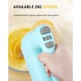 thumbnail image 2 of Batidora de alimentos SHARDOR, batidora de mano, 6 velocidades, Turbo, 250 W, color azul, 2 of 7