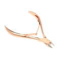 thumbnail image 3 of Tijeras para cutículas en tono rosa dorado, herramienta profesional para manicura y pedicura., 3 of 7