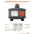 thumbnail image 3 of Riwcyla Water Timer for Garden Hose Smart Sprinkler Timer 2 Outlets Large LCD Screen Programmable Irrigation Timer for Yard Lawn Automatic/Manual Watering Timer, 3 of 6