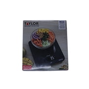 Taylor 33 LB Kitchen Glass Digital Scales Black