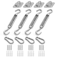 thumbnail image 1 of Kit de Fixation de Voile d'Ombrage, Acier Inoxydable, Triangle et Carré, Rectangle, Accessoires de Fixation de Voile d'Ombrage-KEEW, 1 of 4