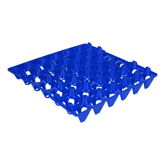 30 Cell Plastic Egg Flats Tray, Secure and Egg Crate Holder for Storage, Transportation, and Farm Supplies