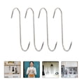 thumbnail image 4 of 10Pcs Meat Hooks Stainless Steel Wall Hooks S-Shaped Hooks Kitchen Gadget, 4 of 9