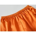 thumbnail image 6 of Pajamas for Girls – Burnt Orange Satin Button Up 2-PC Tween & Teen Pyjamas PJS Kid Size 12, 6 of 7