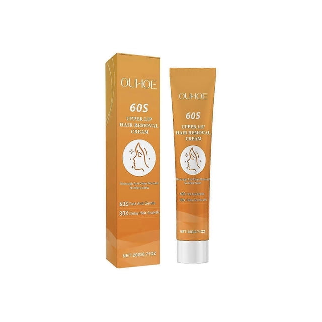 Gentle Facial Hair Removal Cream for Sensitive Skin - Smooth & Soft Skin, 20g