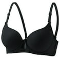 thumbnail image 2 of Purcolt Women's Push Up Bra Double Support Underwire Comfort Everyday Bras Full Coverage Non Padded T Shirt Bra, 2 of 3