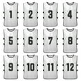 thumbnail image 2 of Tomshoo Absorbent Football Training Bibs, 12 PCS Quick Drying Soccer Pinnies for Team Practice, 2 of 7