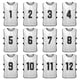 thumbnail image 2 of Chaleco 12 PCS Adultos Fútbol Pinnies Jerseys del equipo de fútbol de secado rápido Deportes juvenil Tomshoo Chaleco, 2 of 7