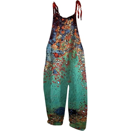 

CebDs Wide Leg Jumpsuits for Women Womens Casual Summer Overalls Cotton Linen Shorts Rompers Jumpsuits