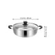 thumbnail image 2 of Olla de acero inoxidable para cocinar, olla de doble asa, olla de metal con asas dobles, 2 of 8