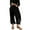 Black, variant on SwiftWear Bow-Print Elastic Waist Sweatpants Baggy Free Size Lounge Pants Soft Stretch Comfortable Casual Wear for Women