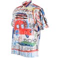 thumbnail image 1 of Camisa De Verano Para Hombre Camisa De Hombre Con Patrón De Grafiti Elástico Cómodo Para La Oficina Para El Club ANGGREK Otros, 1 of 8