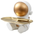 thumbnail image 1 of Spaceman Candy Bowl Astronauta Estatua Bandeja Almacenamiento para Escritorio Oficina, 1 of 9