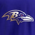 thumbnail image 4 of Men's Black Baltimore Ravens Gradient Logo Pullover Hoodie, 4 of 4