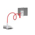 thumbnail image 1 of Universal Spiral Flexible Clip On Mobile Phone Tablet Stand Mount Holder Bracket-Red, 1 of 5