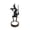 D, variant on 5.11-Inch Halloween Classic Witch Silhouette Candle Holder, Spooky Shadow Caster Tealight Base for Tiered Tray Centerpiece
