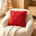 thumbnail image 6 of Christmas Pillow Covers 18x18 inch Christmas Decorations Clearance, Sofa Couch Pillow Covers Square Fall Winter Decor Pillowcase for Farmhouse, Holiday Decorative Throw Pillow Covers for Home, Red, 6 of 6